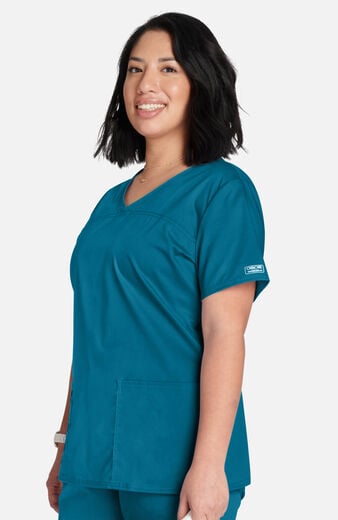 Women's 3-Pocket V-Neck Scrub Top Women's 3-Pocket V-Neck Scrub Top