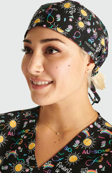 Unisex Different Is Au-Some Print Scrub Hat, , large