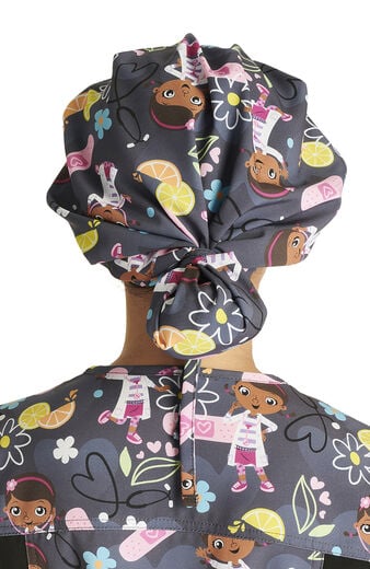 Women's Sweet McStuffins Print Bouffant Scrub Hat