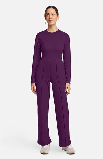 Women's Pintuck Wide Leg  Scrub Pant Women's Pintuck Wide Leg  Scrub Pant