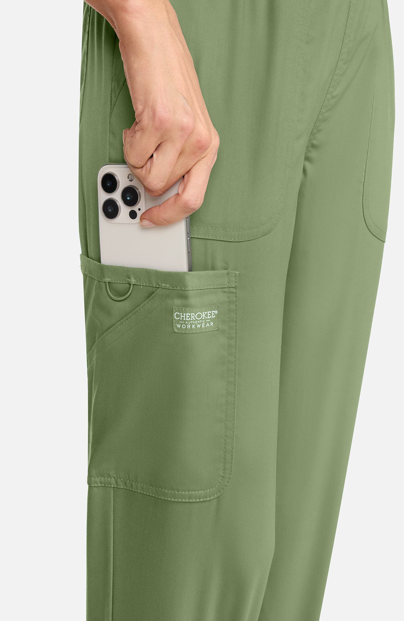 Women's Mid Rise Jogger Scrub Pant, CEG Celery Green | green, large