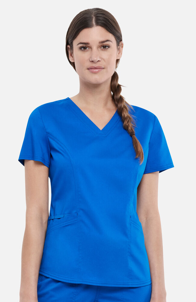 Petite on sale scrub tops