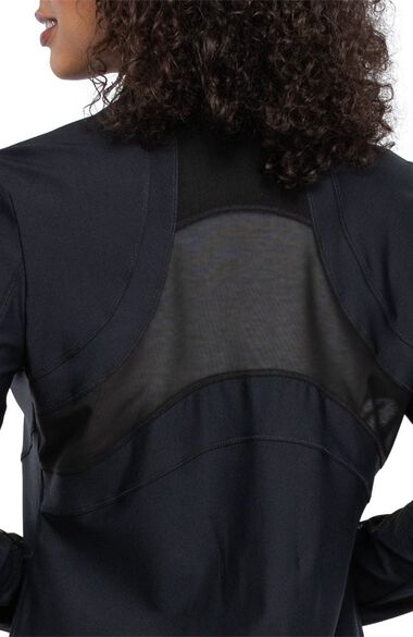 Women's Zip Front Scrub Jacket, , large