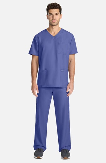 Men's 3-Pocket V-Neck Scrub Top Men's 3-Pocket V-Neck Scrub Top