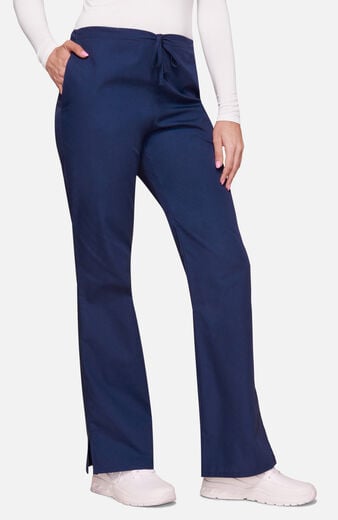 Women's Natural Rise Flare Leg Drawstring Pant Women's Natural Rise Flare Leg Drawstring Pant