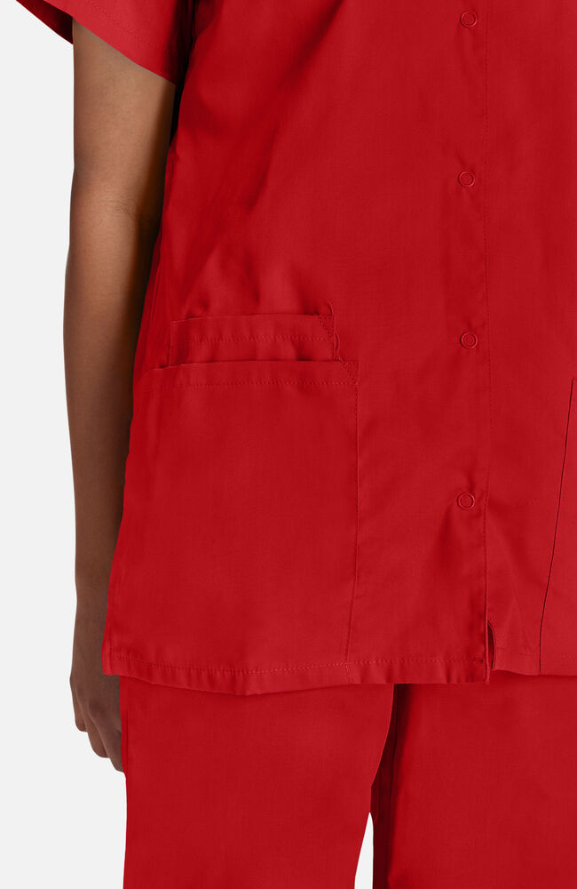 Snap front scrub best sale tops