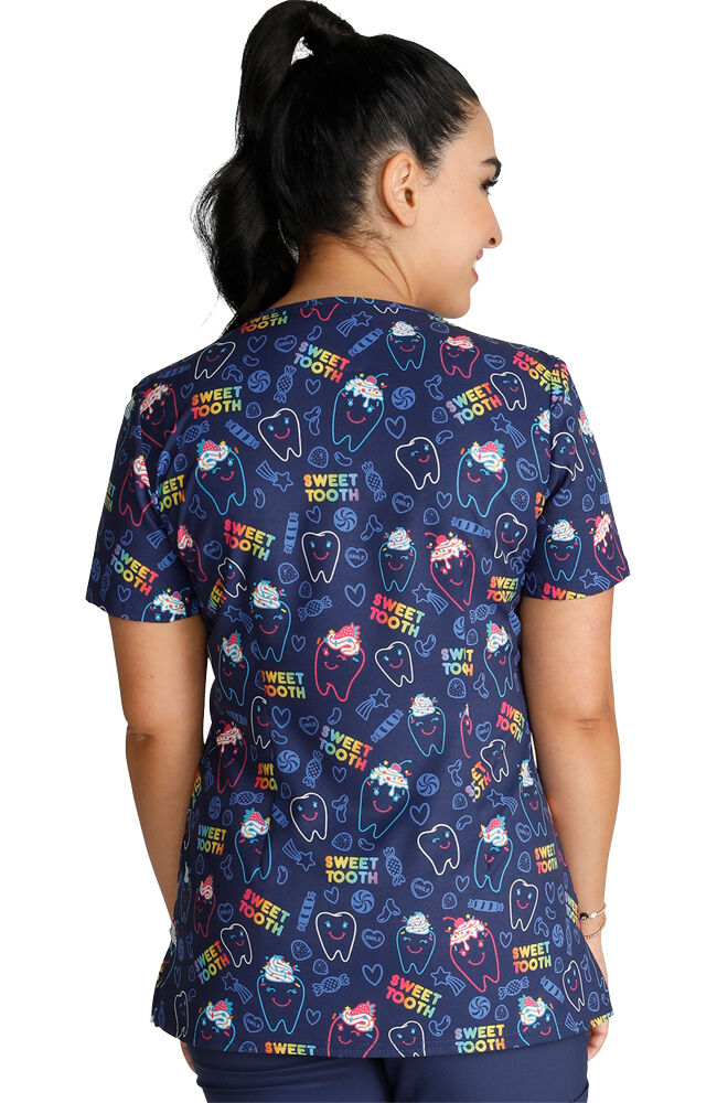 Dental print new arrivals scrub tops