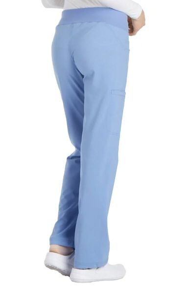 Women's Scrub Set: V-Neck Solid Top & Knit Waistband Pant, , large