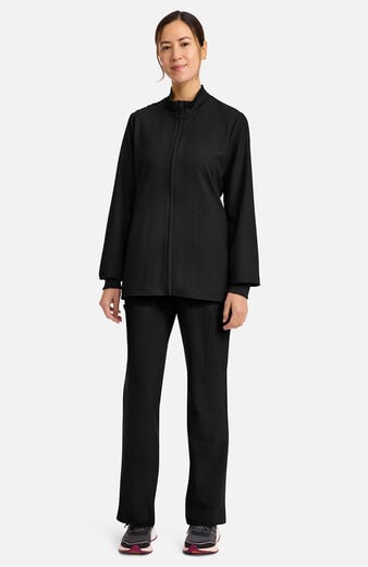 Women's 2-Pocket Zip Front Scrub Jacket Women's 2-Pocket Zip Front Scrub Jacket