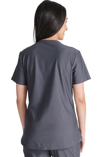 Women's Power Mesh V-Neck Scrub Top Women's Power Mesh V-Neck Scrub Top