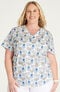 Women's Owl Together Now Print Scrub Top, , large
