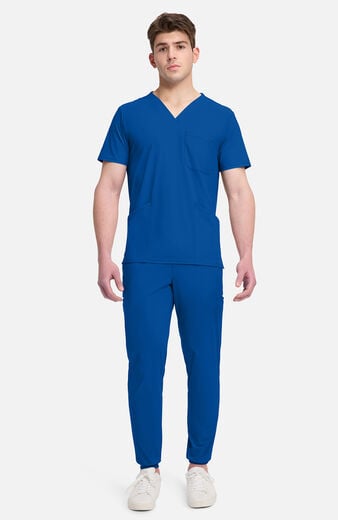 Men's 3-Pocket V-Neck Scrub Top Men's 3-Pocket V-Neck Scrub Top
