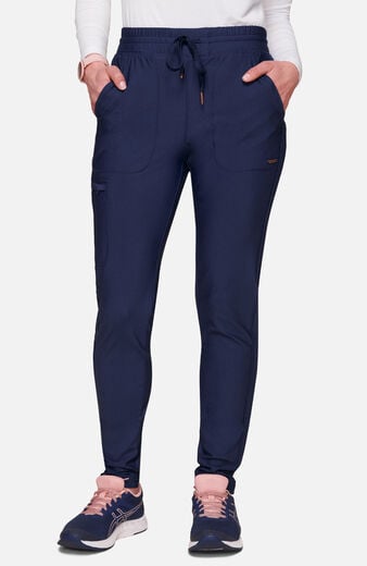 Women's Mid Rise Tapered Leg Drawstring Scrub Pant Women's Mid Rise Tapered Leg Drawstring Scrub Pant