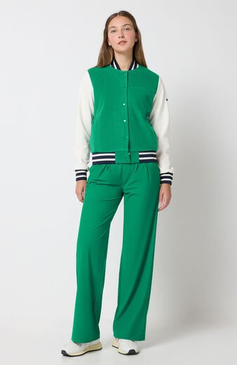 Women's Varsity 3-Pocket Bomber Scrub Jacket Women's Varsity 3-Pocket Bomber Scrub Jacket