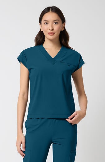 Women's Tuck-In Dolman V-Neck Scrub Top Women's Tuck-In Dolman V-Neck Scrub Top