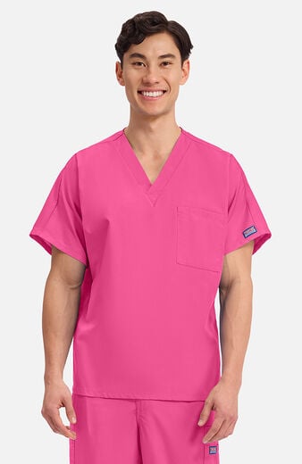 Unisex V-Neck 1 Pocket Scrub Top Unisex V-Neck 1 Pocket Scrub Top