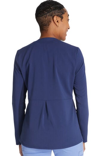 Women's 2 Pocket Zip Front Scrub Jacket Women's 2 Pocket Zip Front Scrub Jacket