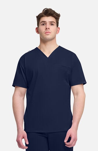 Men's 3-Pocket Relaxed V-Neck Scrub Top Men's 3-Pocket Relaxed V-Neck Scrub Top