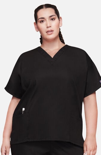 Women's 3-Pocket Dolman V-Neck Scrub Top Women's 3-Pocket Dolman V-Neck Scrub Top
