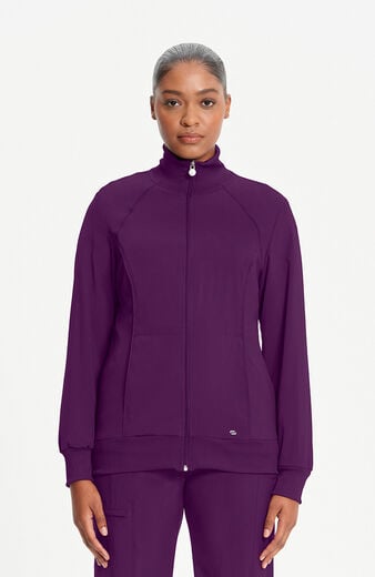 Women's Zip Front Warm Up Scrub Jacket Women's Zip Front Warm Up Scrub Jacket