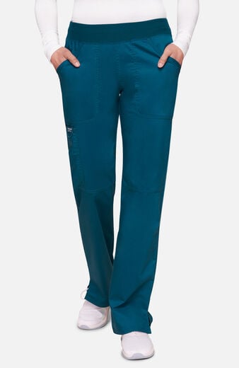 Women's Elastic Waist Cargo Pocket Scrub Pant Women's Elastic Waist Cargo Pocket Scrub Pant