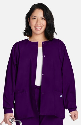 Women's Snap Front Scrub Jacket Women's Snap Front Scrub Jacket