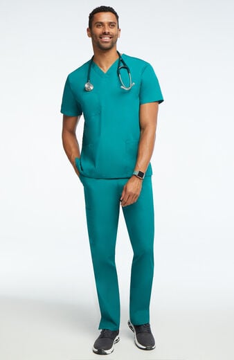 Unisex Scrub Set: 3 Pocket Top & 5 Pocket Cargo Pant Unisex Scrub Set: 3 Pocket Top & 5 Pocket Cargo Pant