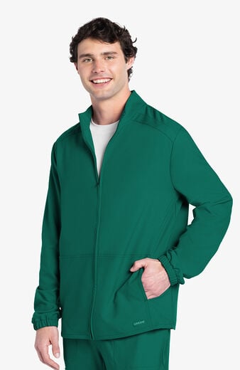 Men's 2-Pocket Zip-Front Warm Up Scrub Jacket Men's 2-Pocket Zip-Front Warm Up Scrub Jacket