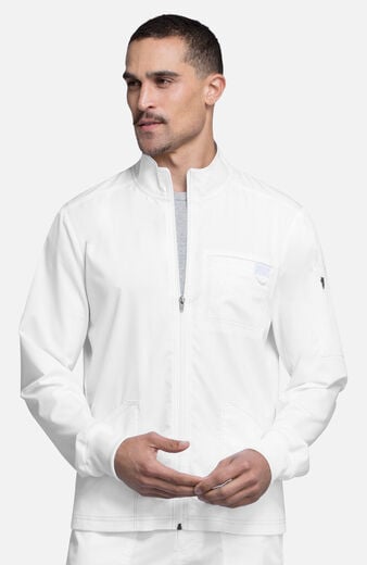 Men's Zip Front Scrub Jacket Men's Zip Front Scrub Jacket