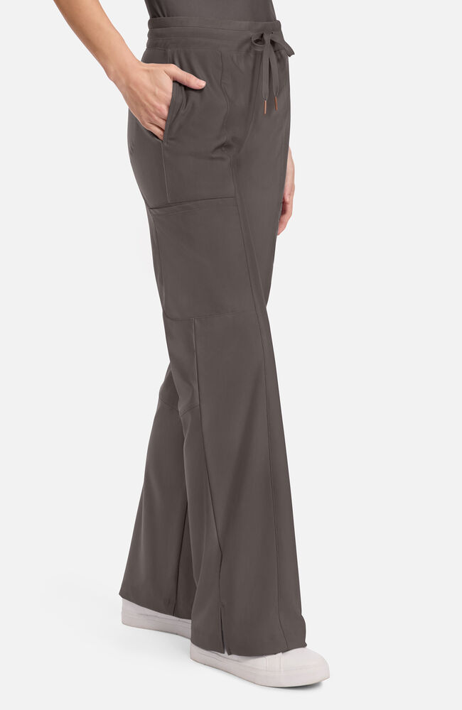 Cherokee CK026 Women's 5-Pocket Trouser Leg Pant - Regular - IRON, S Cherokee CK026 Women's 5-Pocket Trouser Leg Pant - Regular - IRON, S