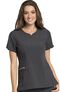 Clearance Women's Y-Neck Solid Scrub Top, , large