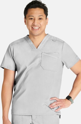 Men's Mesh Trim Scrub Top Men's Mesh Trim Scrub Top
