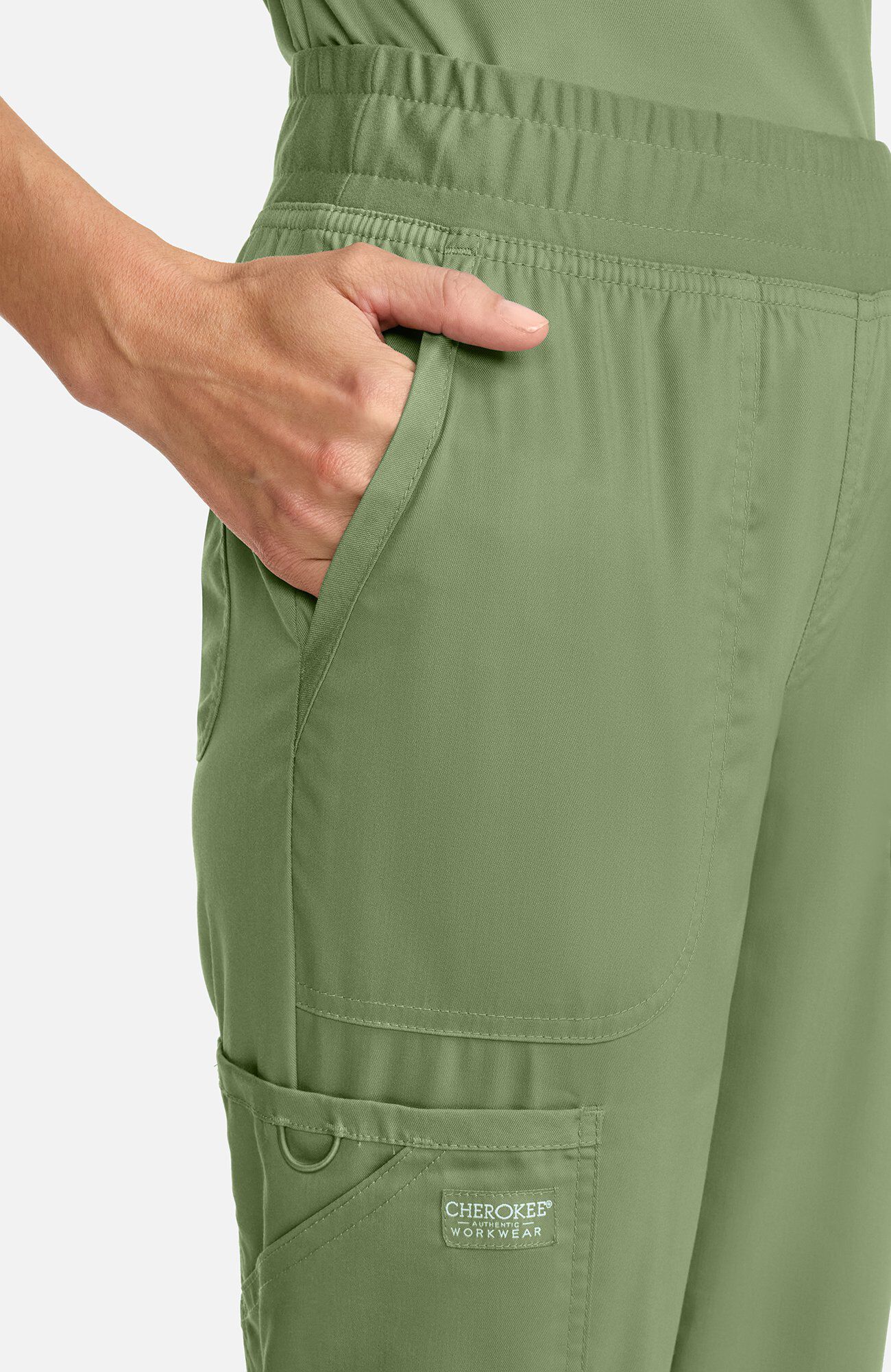 Women's Mid Rise Jogger Scrub Pant, CEG Celery Green | green, large