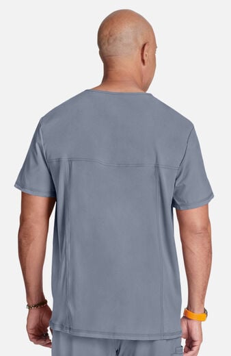 Men's Scrub Set: Stretch V-Neck Top & Zip Fly 6-Pocket Cargo Pant Men's Scrub Set: Stretch V-Neck Top & Zip Fly 6-Pocket Cargo Pant