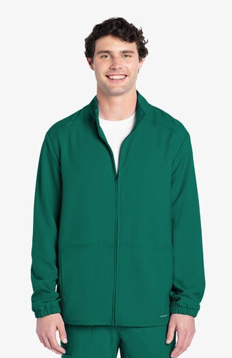 Men's 2-Pocket Zip-Front Warm Up Scrub Jacket Men's 2-Pocket Zip-Front Warm Up Scrub Jacket