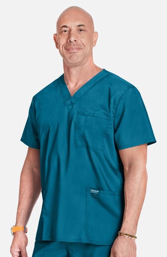 Men's Utility 3-Pocket V-Neck Scrub Top Men's Utility 3-Pocket V-Neck Scrub Top