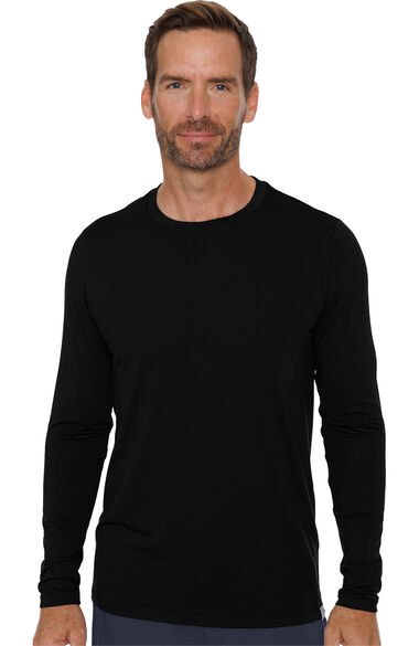 Men's Long Sleeve Stretch Underscrub T-Shirt, , large