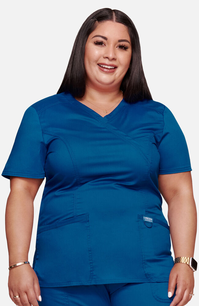 Plus size uniform tops sale