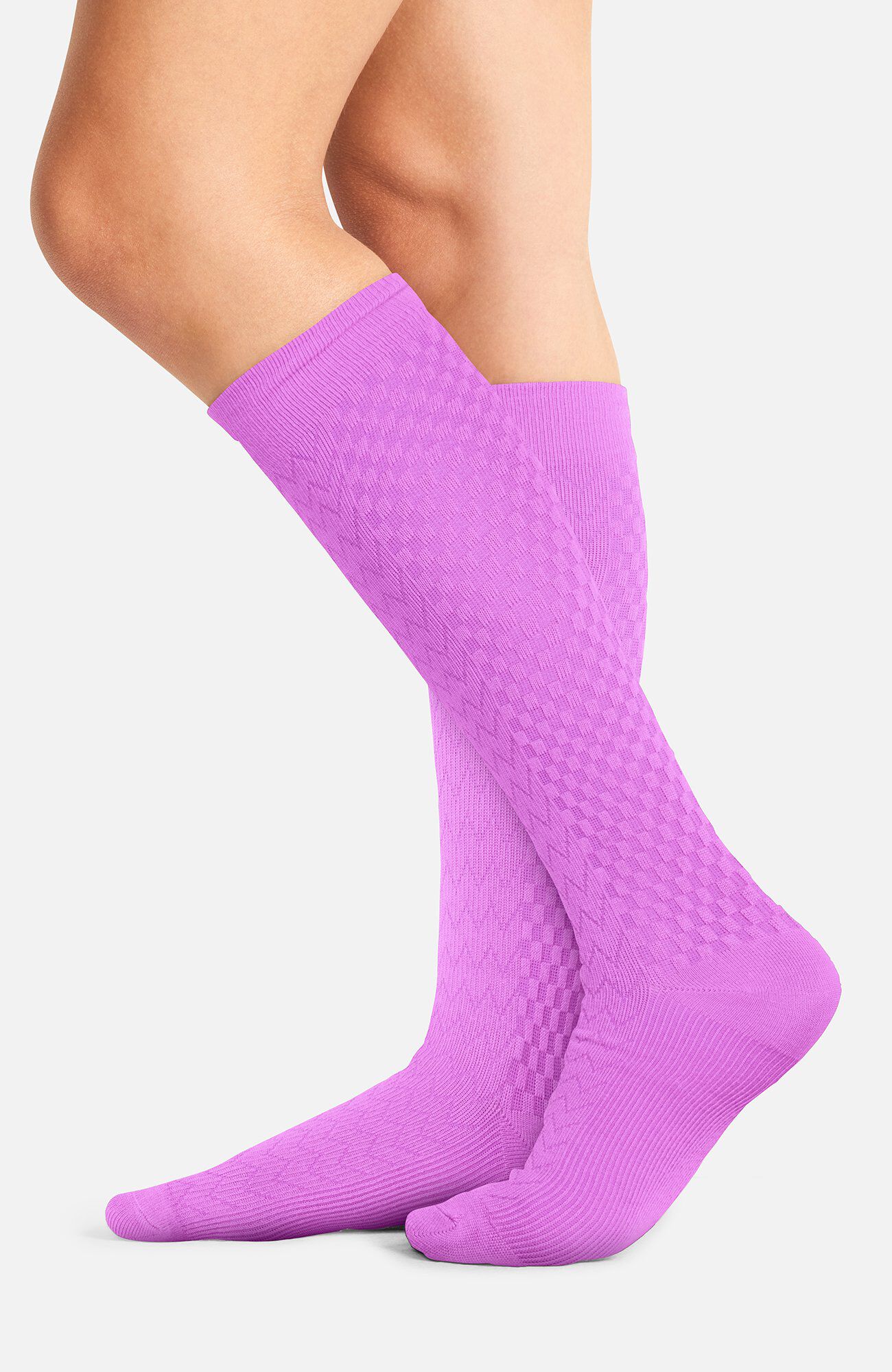 Women's True Support 10-15 mmHg Wide Compression Sock, , large