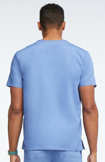 Unisex Banded V-Neck 3-Pocket Scrub Top Unisex Banded V-Neck 3-Pocket Scrub Top