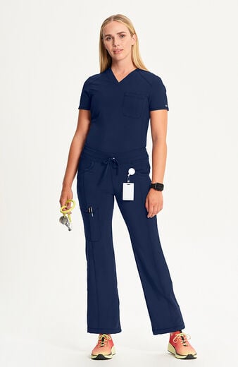 Women's Rib Knit Drawstring Waist Scrub Pant Women's Rib Knit Drawstring Waist Scrub Pant