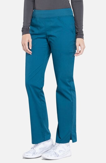 Women's Rib Knit Waist Cargo Scrub Pant Women's Rib Knit Waist Cargo Scrub Pant