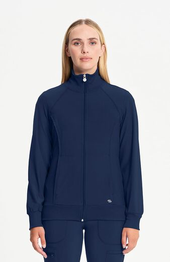 Women's Zip Front Warm Up Scrub Jacket Women's Zip Front Warm Up Scrub Jacket