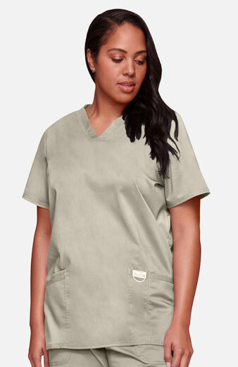 Women's 3-Pocket V-Neck Stretch Scrub Top Women's 3-Pocket V-Neck Stretch Scrub Top