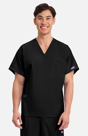 Unisex V-Neck 1 Pocket Scrub Top Unisex V-Neck 1 Pocket Scrub Top