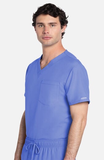 Unisex Tuck-In 1-Pocket V-Neck Scrub Top Unisex Tuck-In 1-Pocket V-Neck Scrub Top