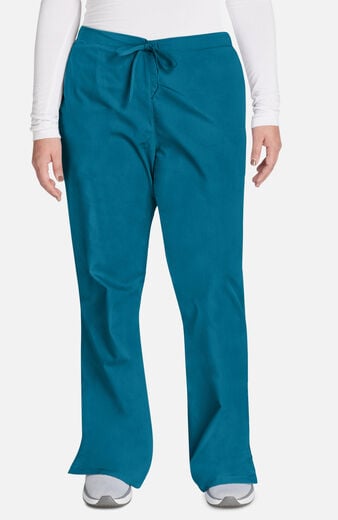 Women's Natural Rise Flare Leg Drawstring Pant Women's Natural Rise Flare Leg Drawstring Pant
