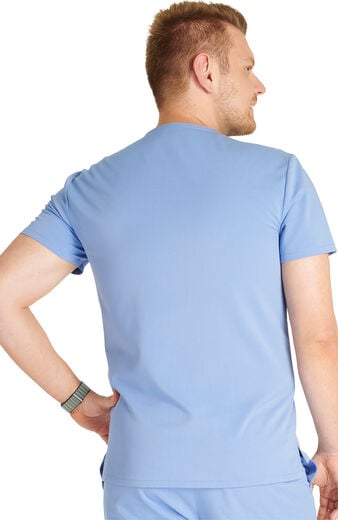 Men's V-Neck Zip Pocket Scrub Top Men's V-Neck Zip Pocket Scrub Top