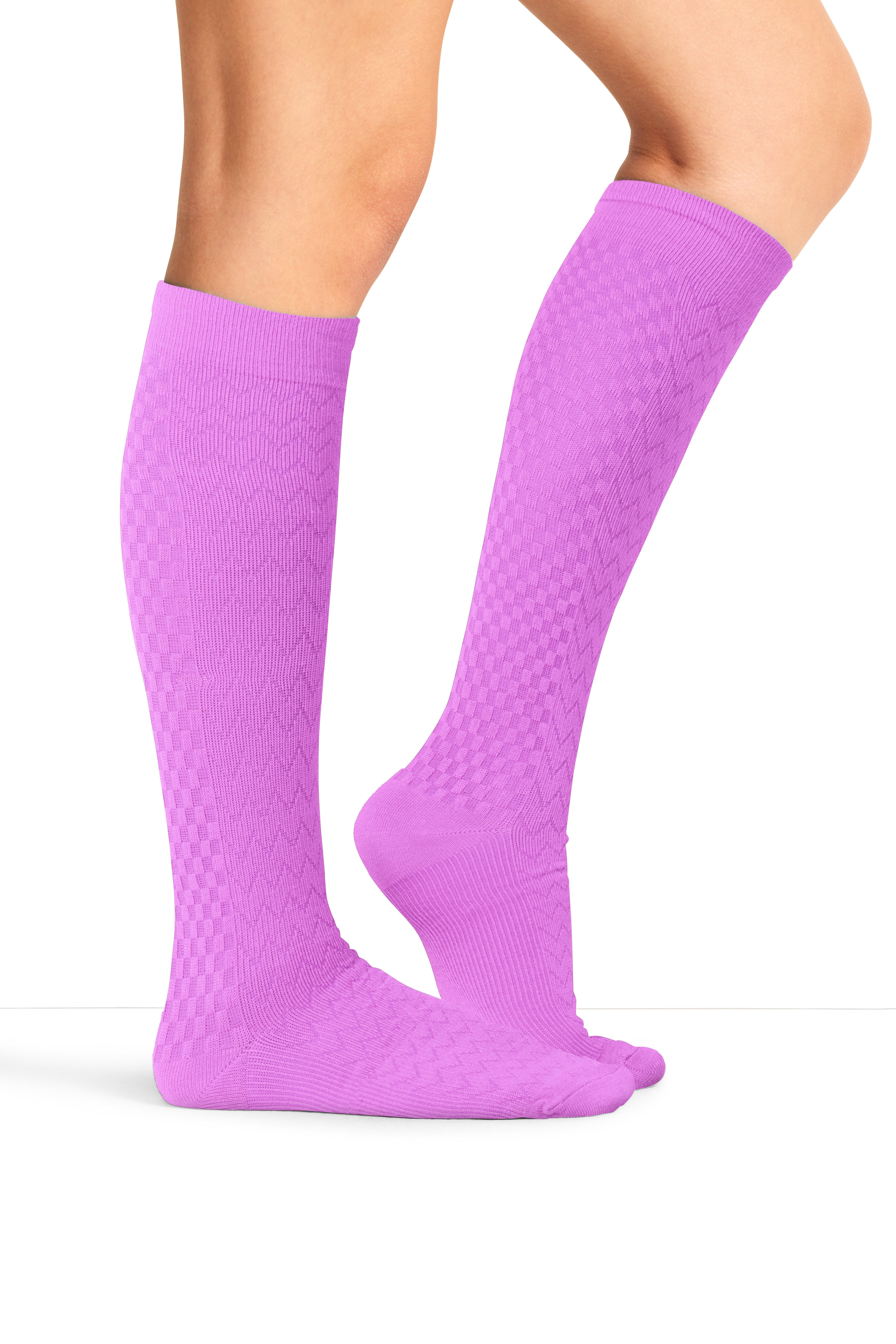 Women's True Support 10-15 mmHg Wide Compression Sock, , large