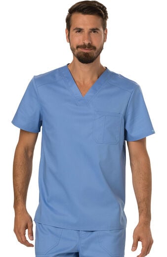 Men's Chest Pocket V-Neck Scrub Top Men's Chest Pocket V-Neck Scrub Top